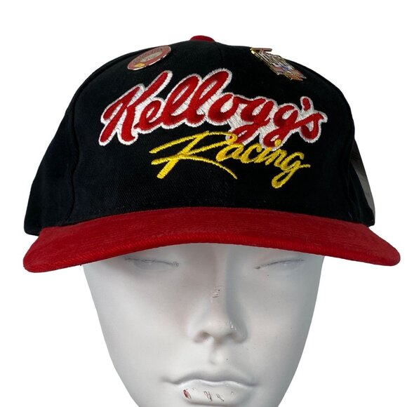 Vtg Terry Labonte #5 Kelloggs NASCAR Racing Hat w/ Collectors Pins 1999 Fan Club - Picture 1 of 16